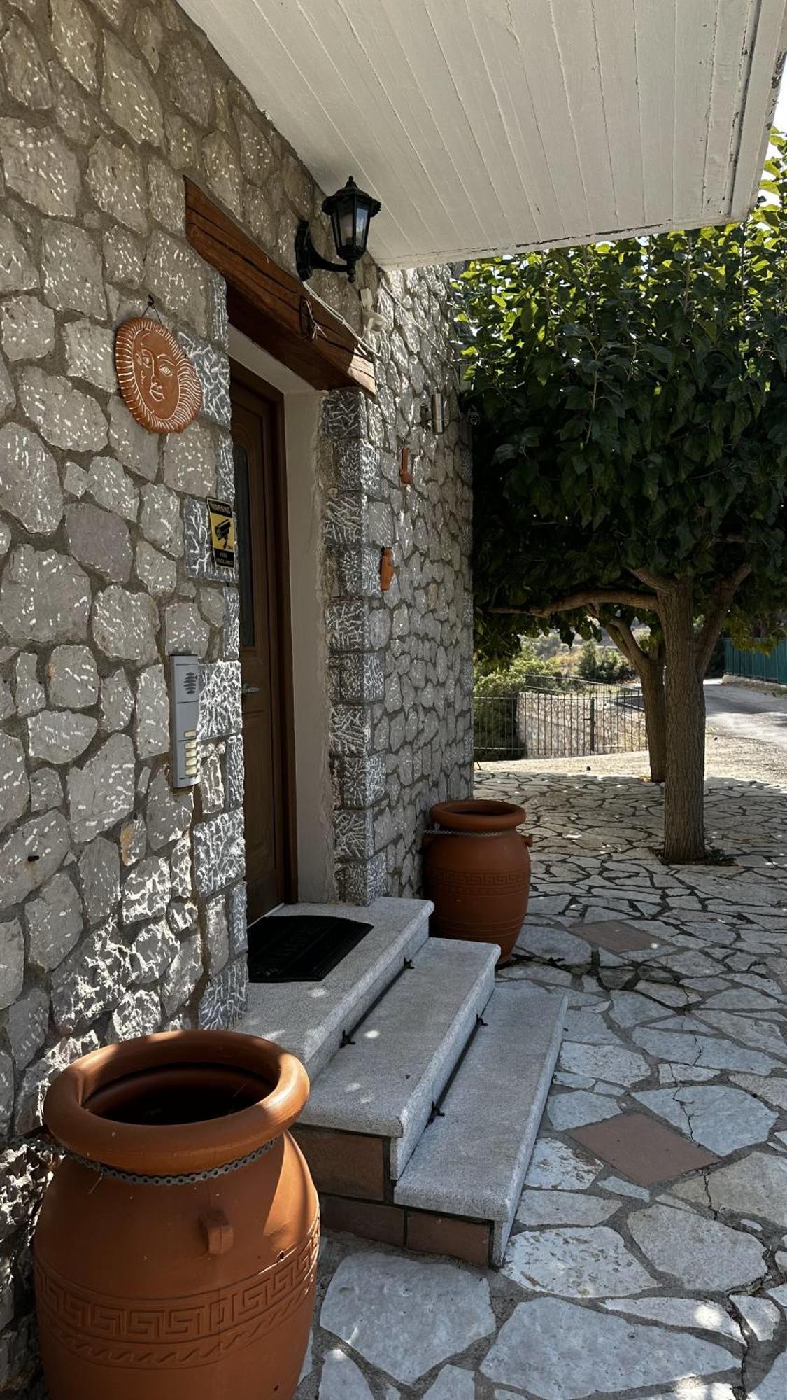 Το Πέτρινο Apartment Kyriaki Bagian luar foto