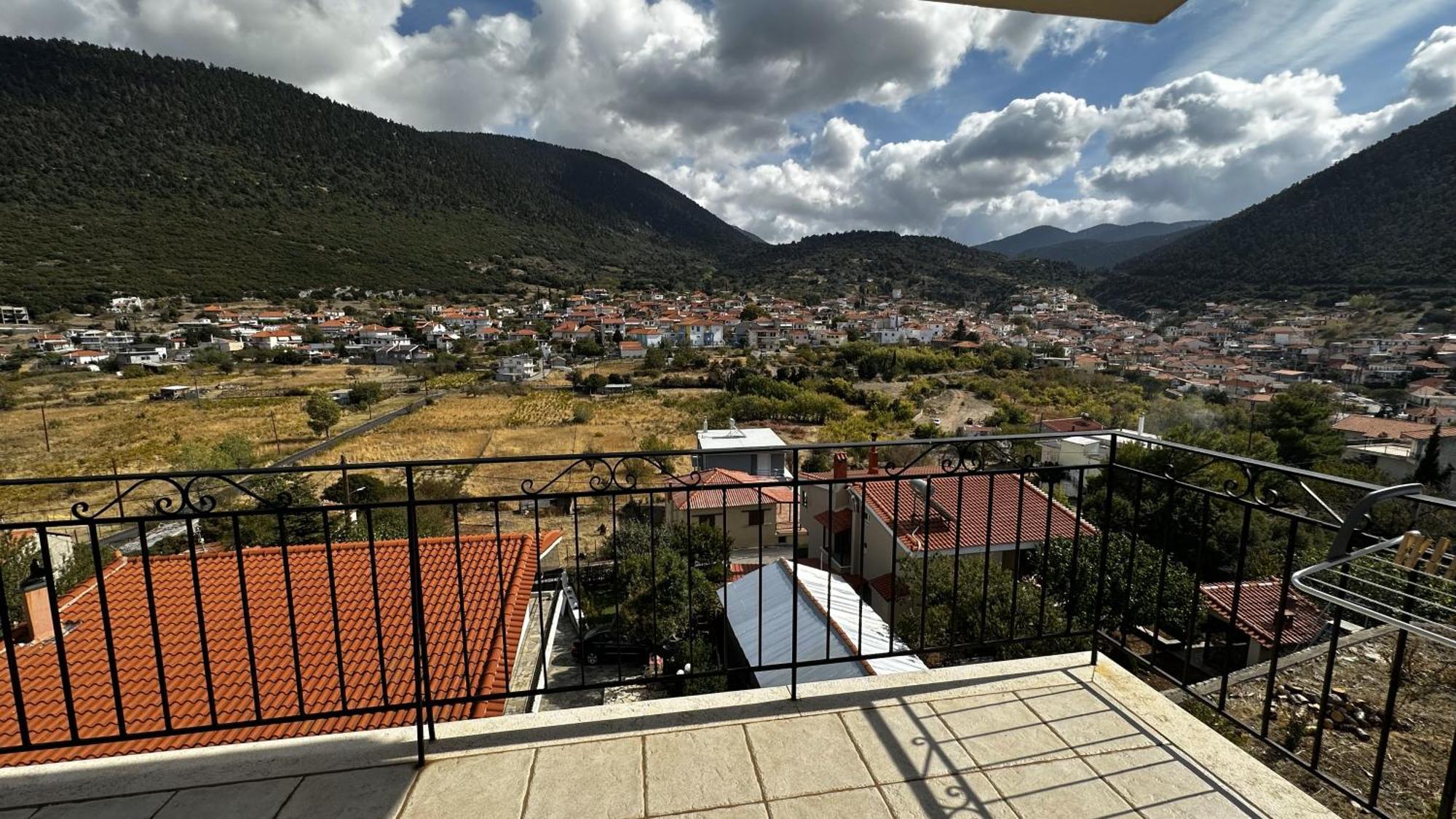 Το Πέτρινο Apartment Kyriaki Bagian luar foto