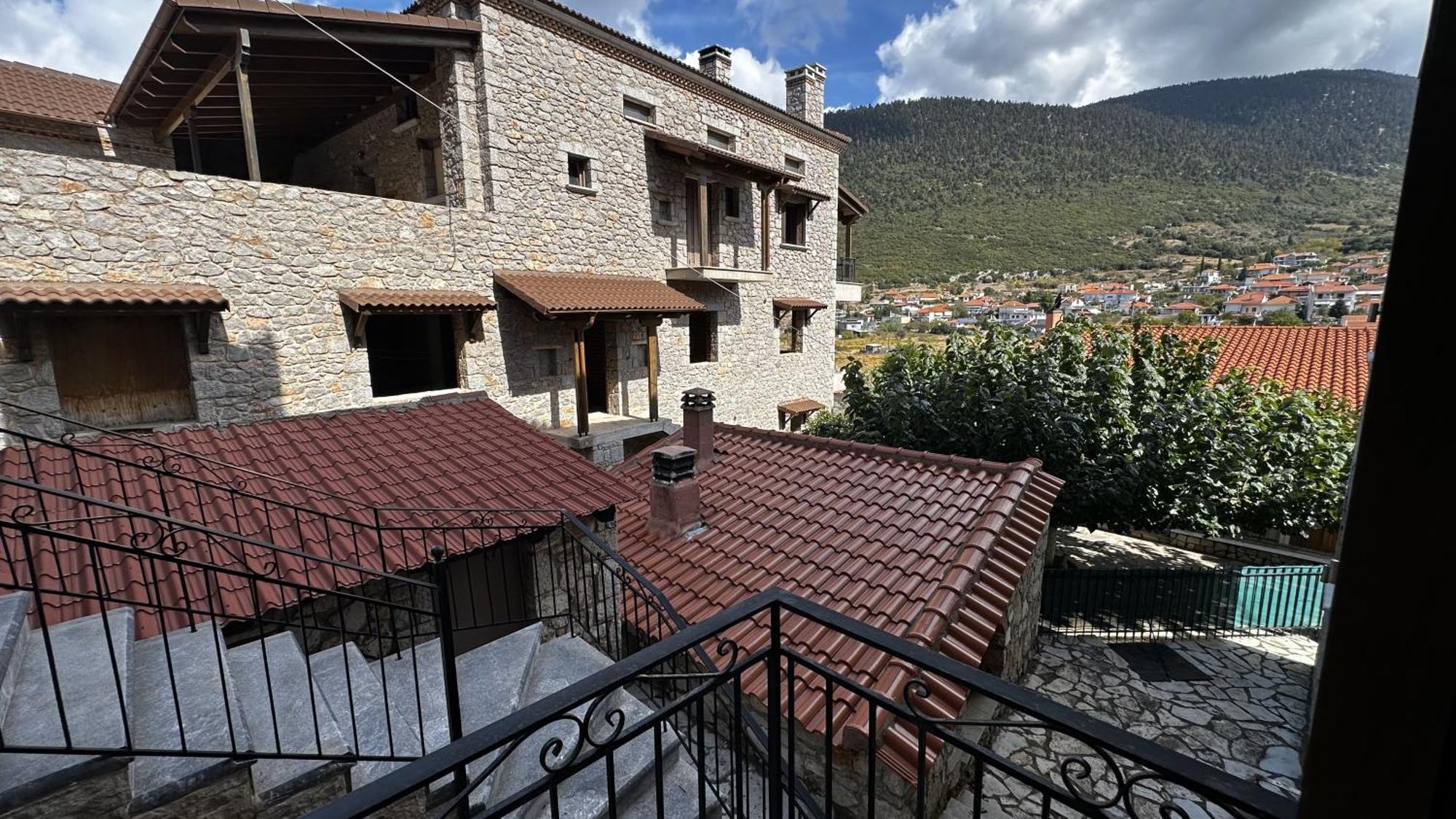Το Πέτρινο Apartment Kyriaki Bagian luar foto